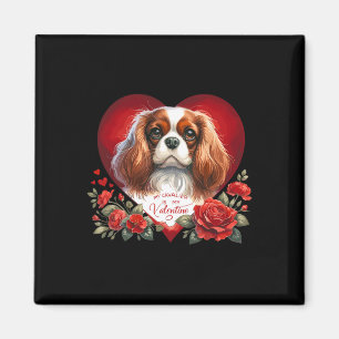 Mein Cavalier ist mein Valentins Hund Mama und Pap Magnet