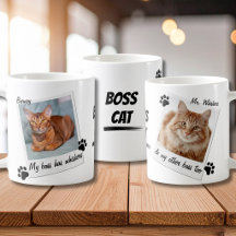 Mein Chef hat Schnurrhaare Katzenpfote Foto Name T