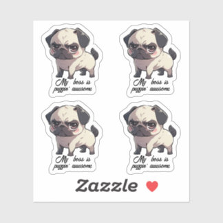 Mein Chef ist das phantastische Vinyl-Sticker-Set  Aufkleber