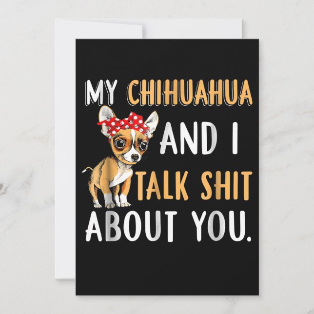 Mein Chihuahua und ich reden über euch, die Lover- Ankündigung (Vorderseite)