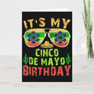 Mein Cinco De Mayo Geburtstag Lustige Geburtstagsf Karte