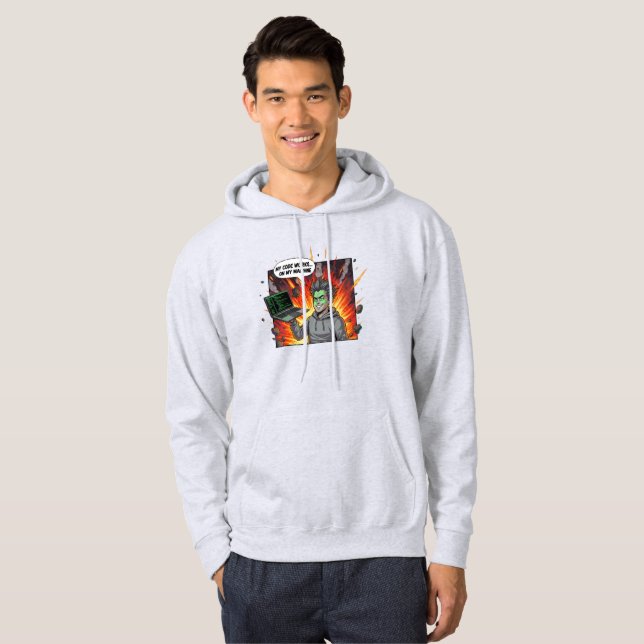 Mein Code funktioniert auf meinem Computer Softwar Hoodie (Vorne ganz)