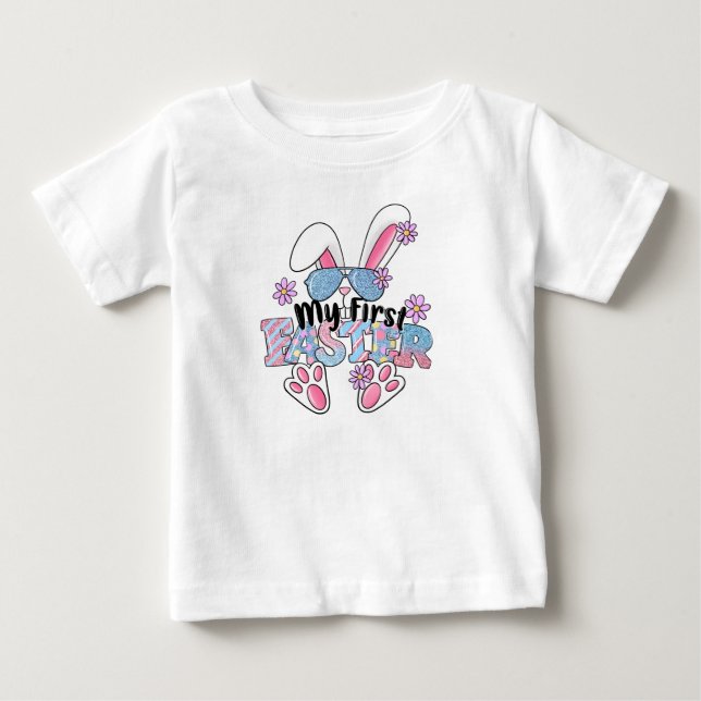 Mein Cooler Osterhof Baby T-shirt (Vorderseite)