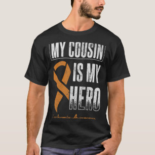 Mein Cousin meine heroische Leukämie Krebs Leukämi T-Shirt
