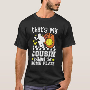 Mein Cousin Softball Catcher Cousin von A Softball T-Shirt