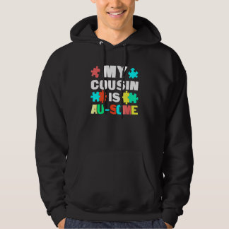 Mein Cousin unterstützt Autismus bei Kindern Hoodie