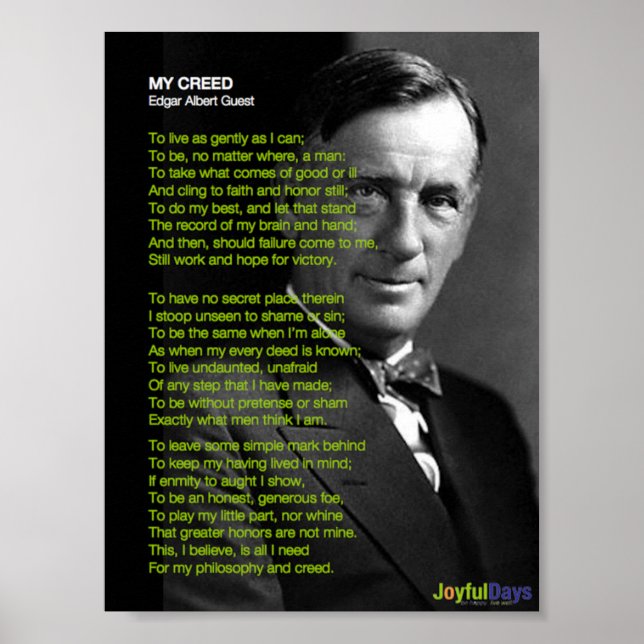 Mein Creative Poster (Vorne)