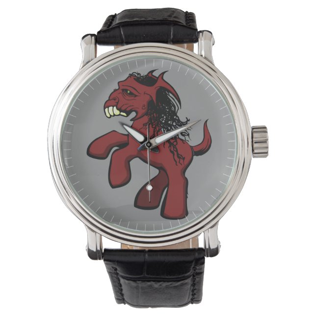 Mein Creepy Little Pony Armbanduhr (Vorderseite)