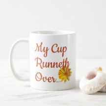 Mein Cup läuft über die Tasse Ps. 23:5
