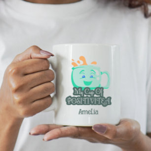 Mein Cup Positivitea lustig niedliche Aquamarine g Tasse