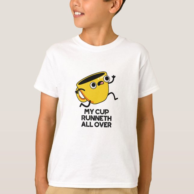 Mein Cup-Rennen über den sonnigen Bibelpuffer T-Shirt (Vorderseite)