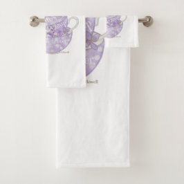 Mein Cup rennt über Handtuch-Set Badhandtuch Set