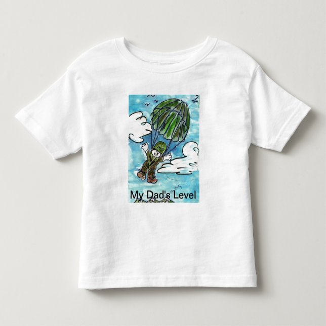 Mein Dad S Niveau Kleinkind T-shirt (Vorderseite)