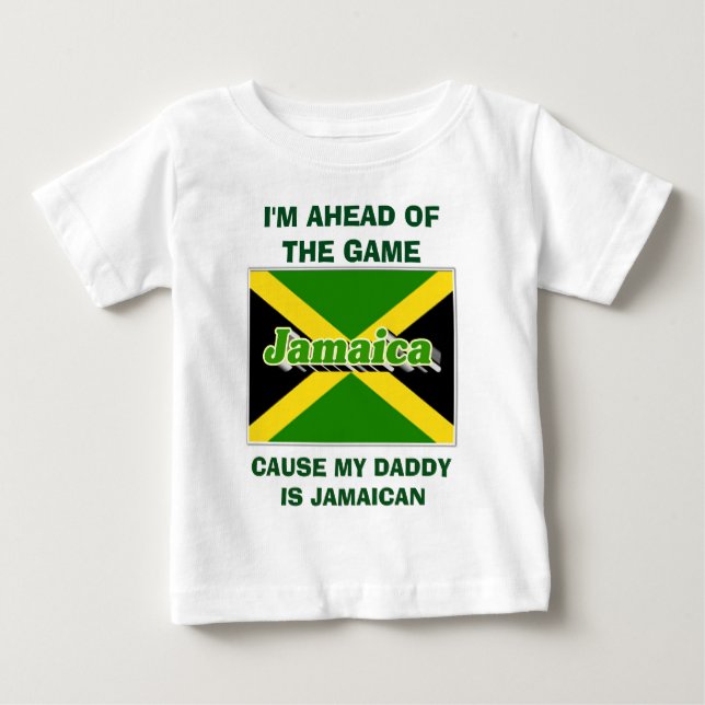 MEIN DADDY IST JAMAICAN BABY T-SHIRT (Vorderseite)