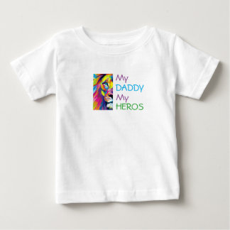MEIN DADDY MEIN HERO TSHIRT FÜR Little Gigr