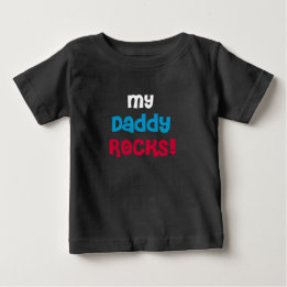 Mein Daddy Rocks Baby T-shirt
