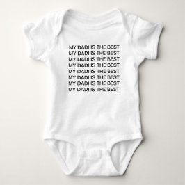MEIN DADI IST DER BESTE Baby Bodysuit Baby Strampler
