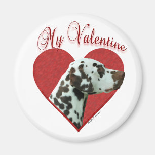 Mein Dalmatiner Valentine Magnet