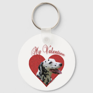 Mein Dalmatiner Valentine Schlüsselanhänger