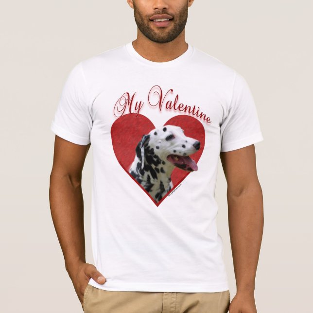 Mein Dalmatiner Valentine T-Shirt (Vorderseite)