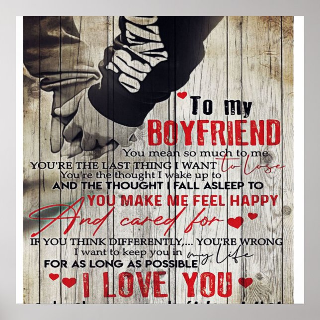 Mein Design für mein Husband | Trendy Husband Gift Poster (Vorne)