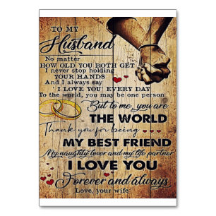 Mein Design Liebe an ihn Tischnummer