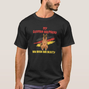 Mein Deutscher Schäferhund hat einen intelligenten T-Shirt