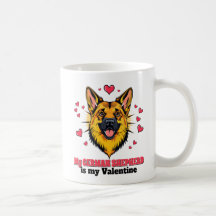 Mein Deutscher Schäferhund ist mein Valentinhund N