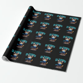 Mein Diabetes Ninja Krieger steht fest Geschenkpapier