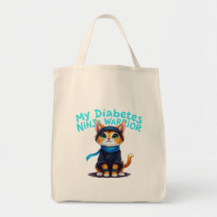 Mein Diabetes Ninja Krieger steht fest Tragetasche