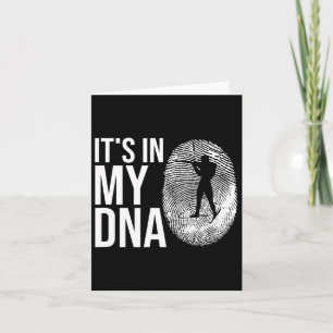 Mein Dna Biathlon Fingerabdruck Skifahren Slogan S Karte