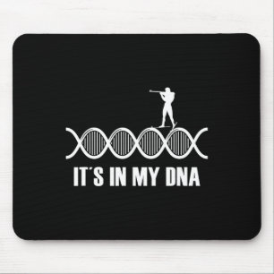 Mein Dna Biathlon Fingerabdruck Skifahren Slogan S Mousepad