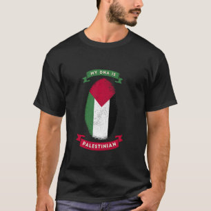 Mein DNA ist die Fingerabdruck der palästinensisch T-Shirt