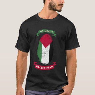 Mein DNA ist die Fingerabdruck der palästinensisch T-Shirt