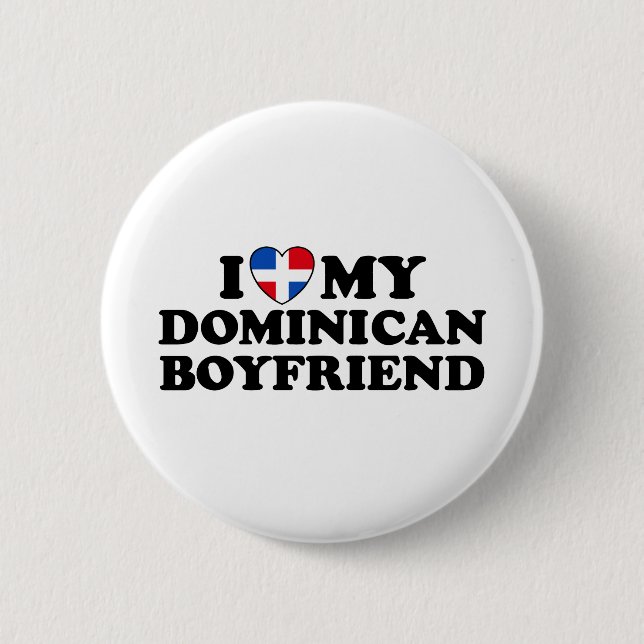 Mein dominikanischer Freund Button (Vorderseite)