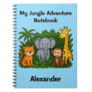 Mein Dschungel-Abenteuer-Notizbuch – Für Kinder pe Notizblock