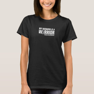 Mein Ehemann ist ein Krieger-Gbm Glioblastoma-Bewu T-Shirt