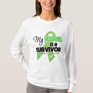 Mein Ehemann ist ein Überlebender - Lymphom T-Shirt