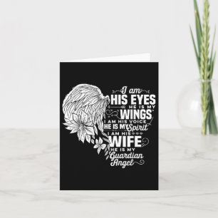 Mein Ehemann ist mein Wächter Angel Widow Ehefrau Karte