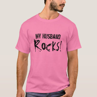 Mein Ehemann schaukelt hellen T - Shirt