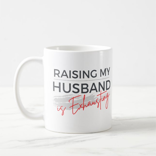 Mein Ehemann zu züchten ist die erschöpfende sonne Kaffeetasse (Links)