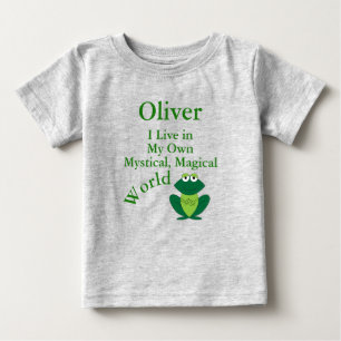Mein eigener mystischer magischer Weltenfrosch Baby T-shirt