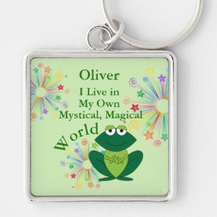 Mein eigener mystischer magischer Weltenfrosch Schlüsselanhänger
