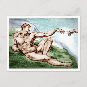 Mein eigener Zeichn von Michelangelos Postkarte