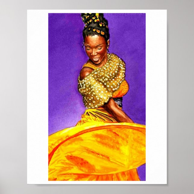 Mein eigenes Aquarellkunstposter Poster (Vorne)