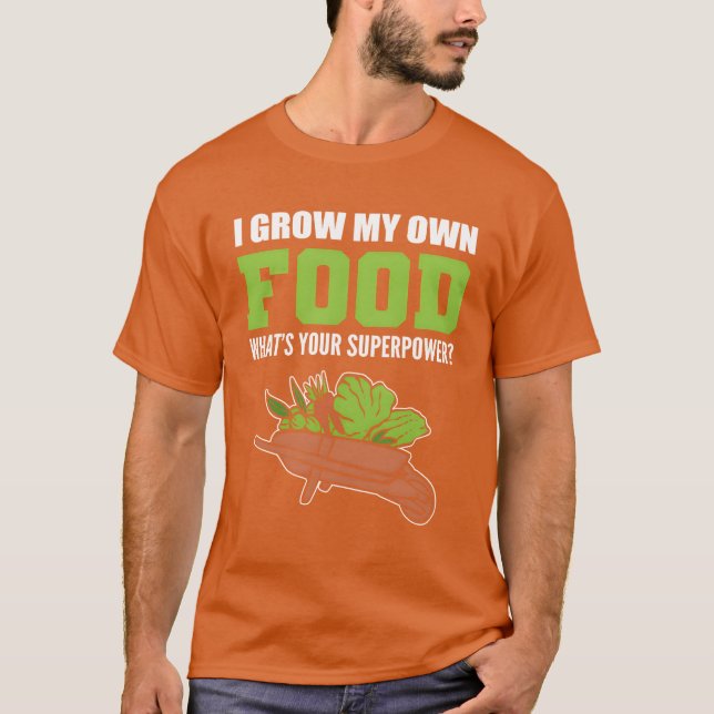 Mein eigenes Lebensmittelgärtner- oder Floristenge T-Shirt (Vorderseite)