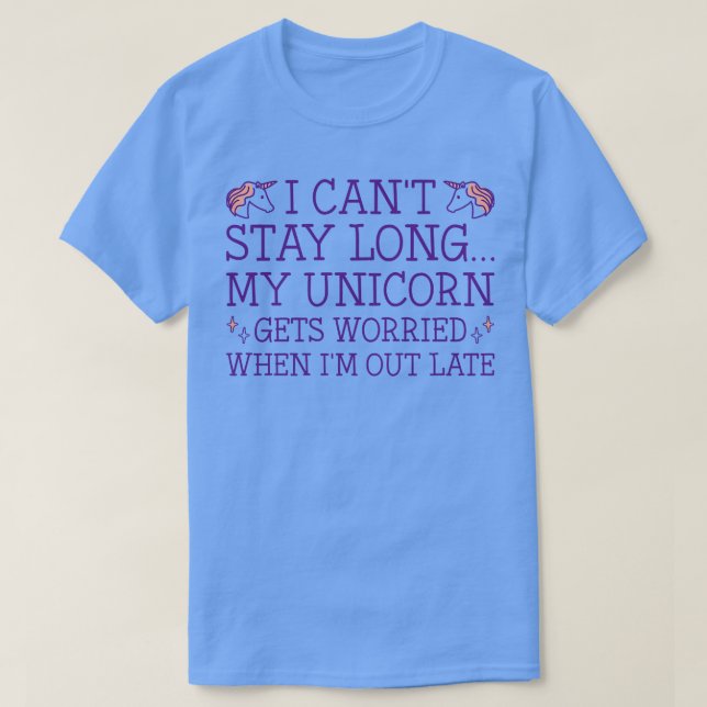 Mein Einhorn macht sich Sorgen 2 T-Shirt (Design vorne)