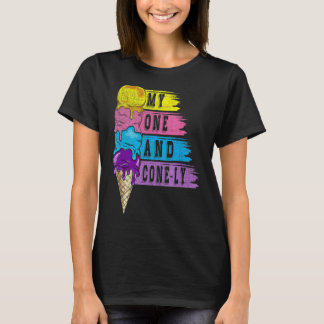 Mein Eins und Kone für gefrorenen, süßen Lüfter T-Shirt