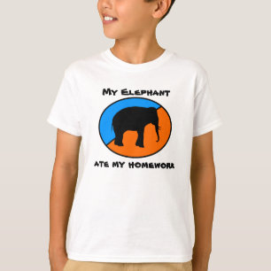 Mein Elefant aß meine Hausaufgaben T-Shirt