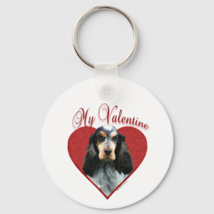 Mein Englisch Cocker Spanisch Valentine Schlüsselanhänger